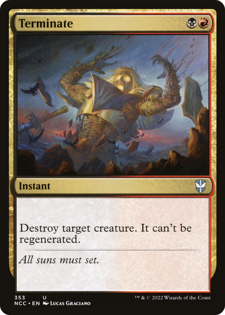 Terminate (NCC-353)  - New Capenna Commander