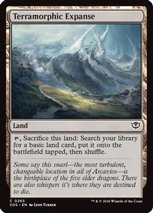 Terramorphic Expanse (SOS-265) Foil - Secrets of Strixhaven