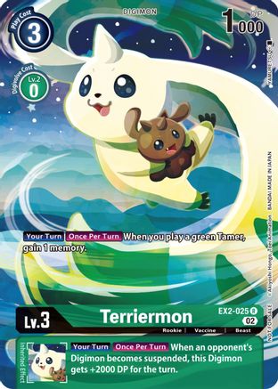 Terriermon (Digimon Illustration Competition Pack 2022) (EX2-025) - Dimensional Phase