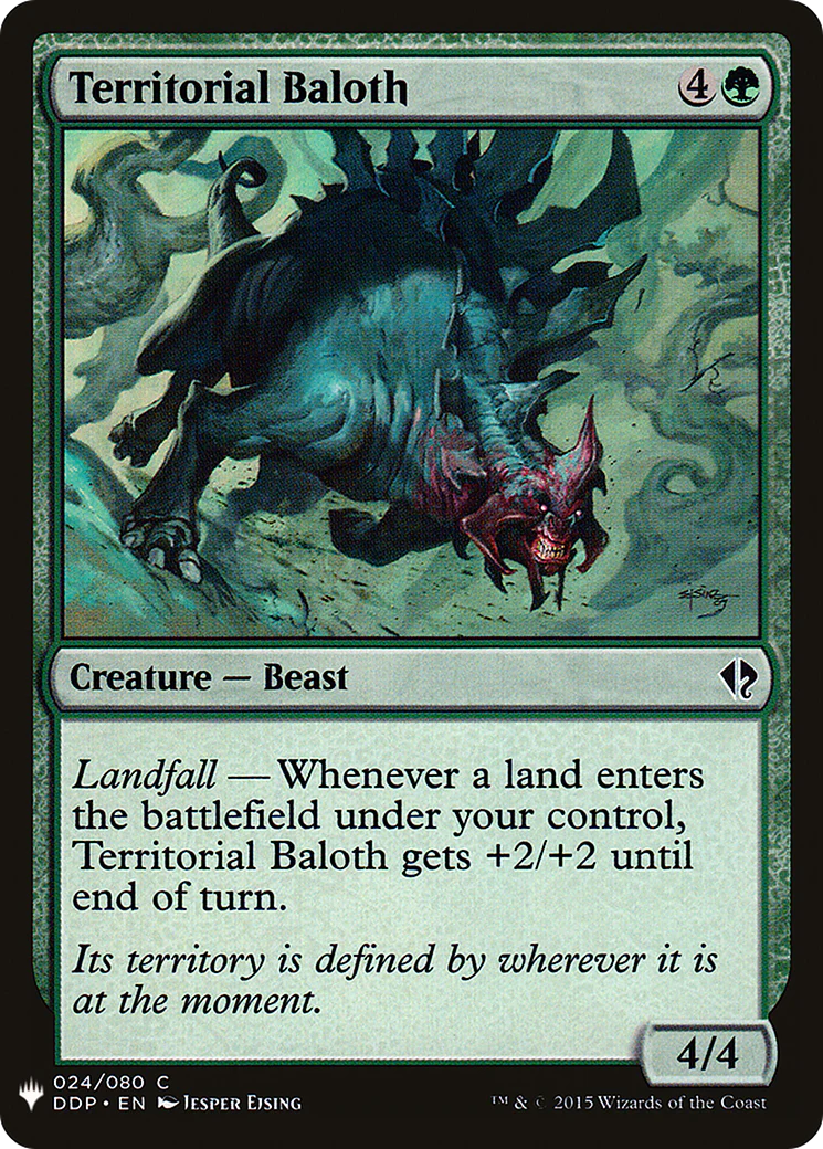 Territorial Baloth (LIST-DDP-24)  - The List