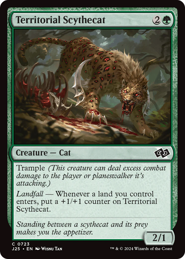 Territorial Scythecat (J25-723)  - Foundations Jumpstart