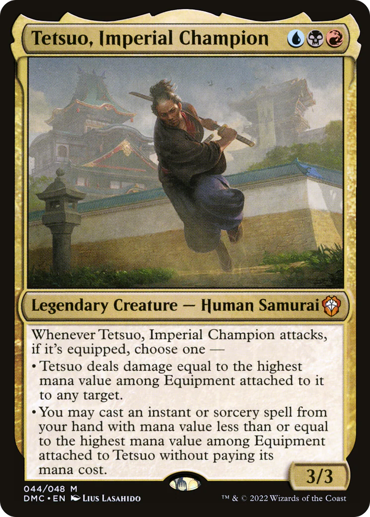 Tetsuo, Imperial Champion (DMC-044)  Foil - Dominaria United Commander
