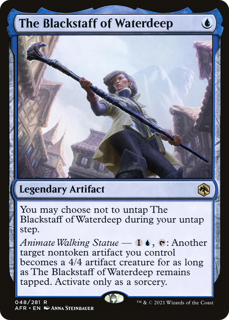 The Blackstaff of Waterdeep (AFR-048)  Foil - Adventures in the Forgotten Realms