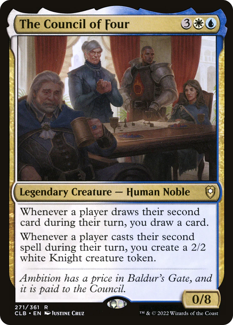 The Council of Four (CLB-271)  Foil - Commander Legends: Battle for Baldur's Gate