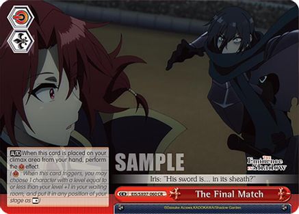 The Final Match (EIS/SX07-060) - The Eminence in Shadow