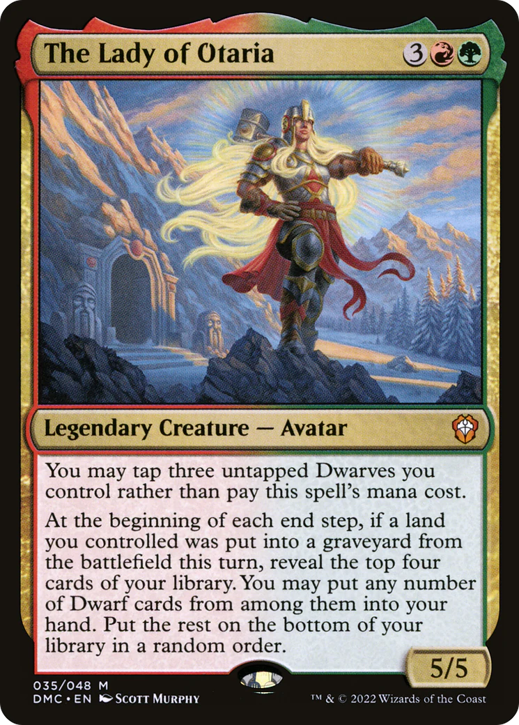 The Lady of Otaria (DMC-035)  Foil - Dominaria United Commander