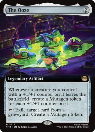 The Ooze (Extended Art) (TMT-277)  Foil - Teenage Mutant Ninja Turtles