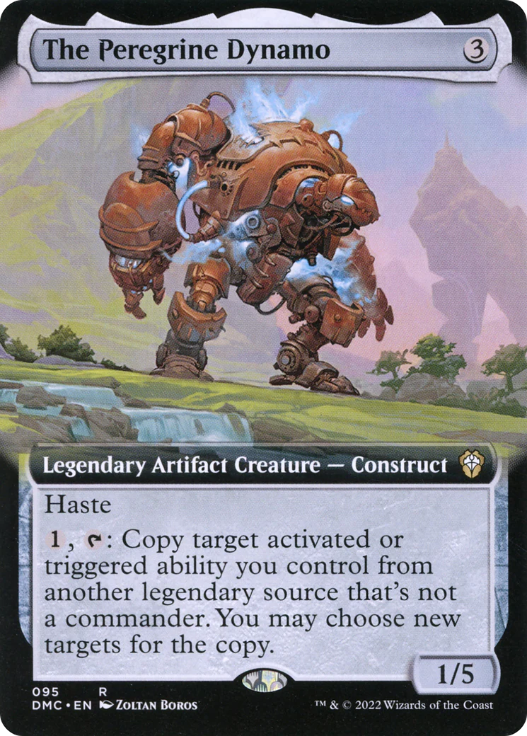 The Peregrine Dynamo (Extended Art) (DMC-095)  - Dominaria United Commander: (Extended Art)