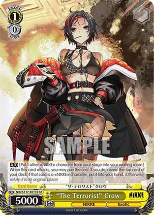 "The Terrorist" Crow (SR) (NIK/S117-E013S SR) - GODDESS OF VICTORY: NIKKE