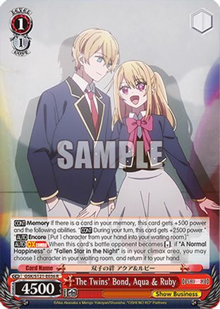 The Twins' Bond, Aqua & Ruby (OSK/S121-E036 R) - [OSHI NO KO] Vol.2