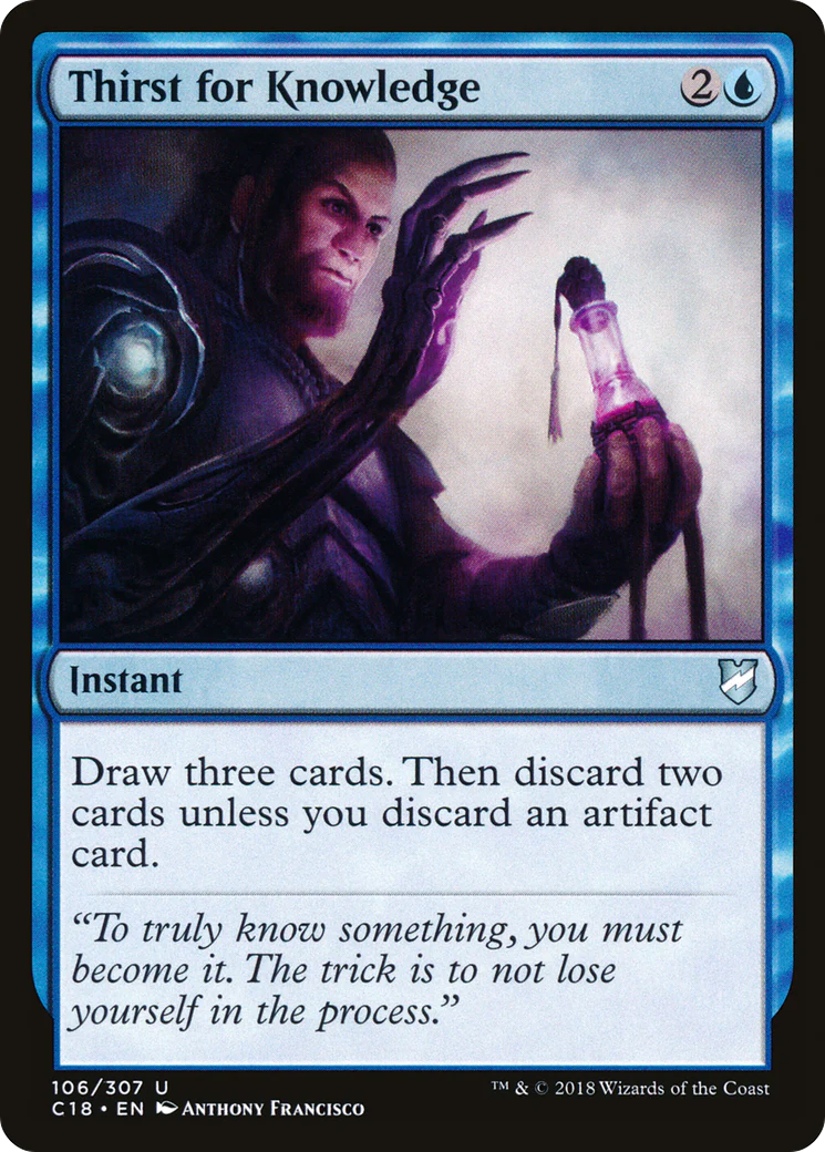Thirst for Knowledge (C18-106)  - Commander 2018
