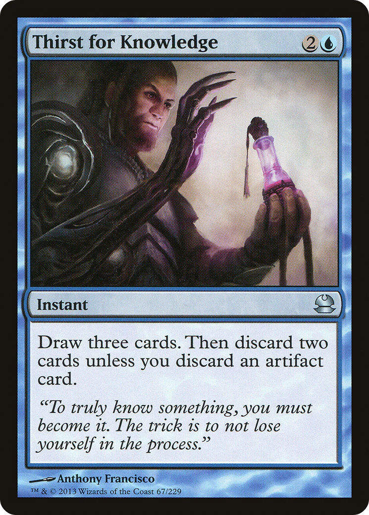 Thirst for Knowledge (MMA-067)  Foil - Modern Masters