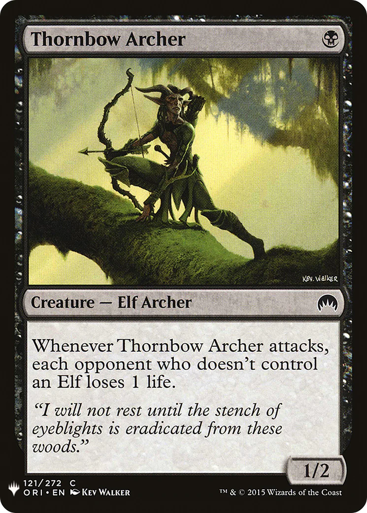 Thornbow Archer (LIST-121)  - The List