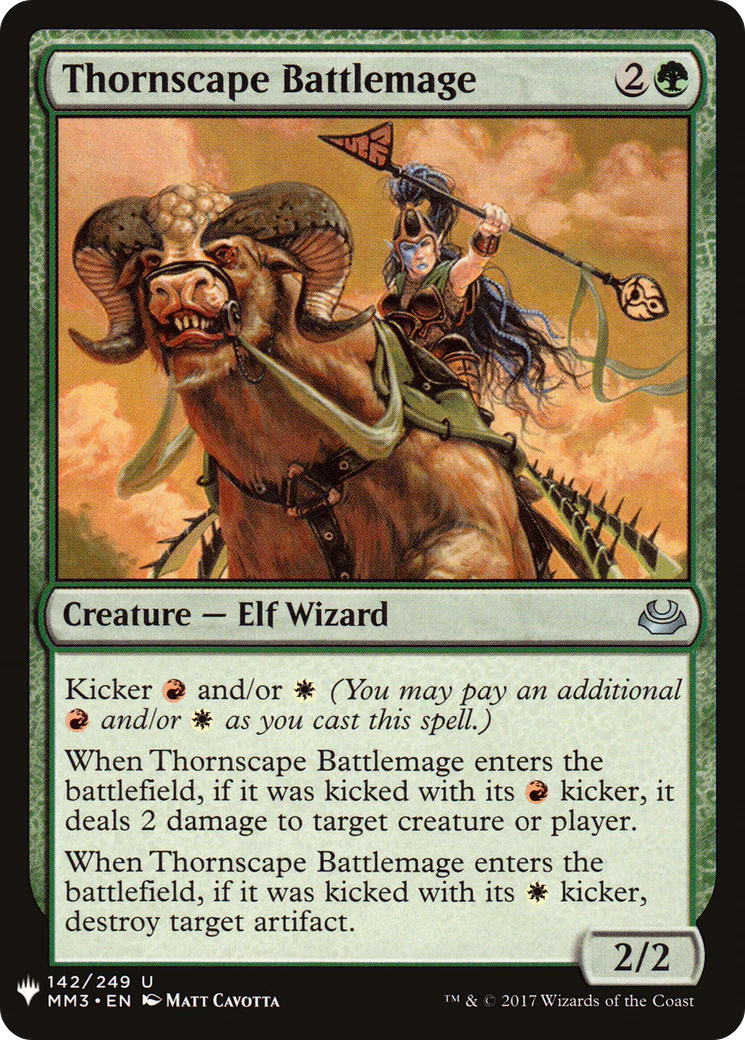 Thornscape Battlemage (LIST-142)  - The List