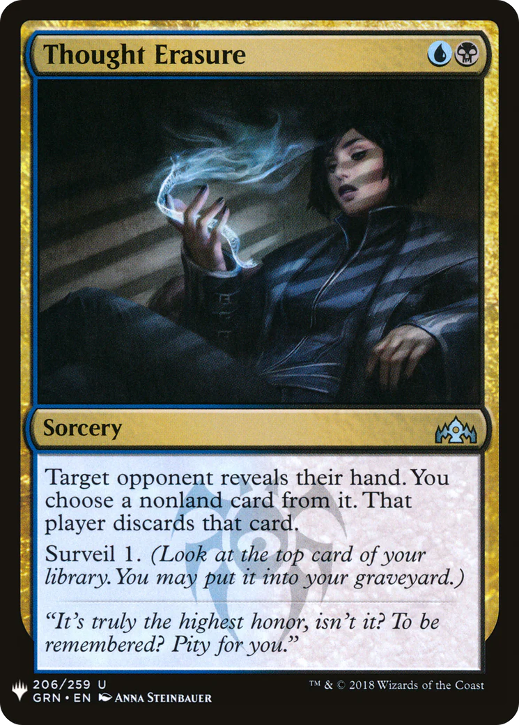 Thought Erasure (LIST-206)  - The List