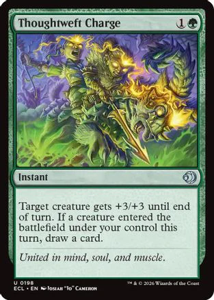 Thoughtweft Charge (ECL-198) - Lorwyn Eclipsed