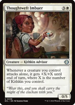 Thoughtweft Imbuer (ECL-038) Foil - Lorwyn Eclipsed