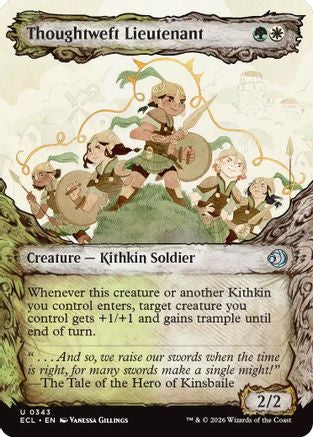 Thoughtweft Lieutenant (Showcase) (ECL-343) Foil - Lorwyn Eclipsed
