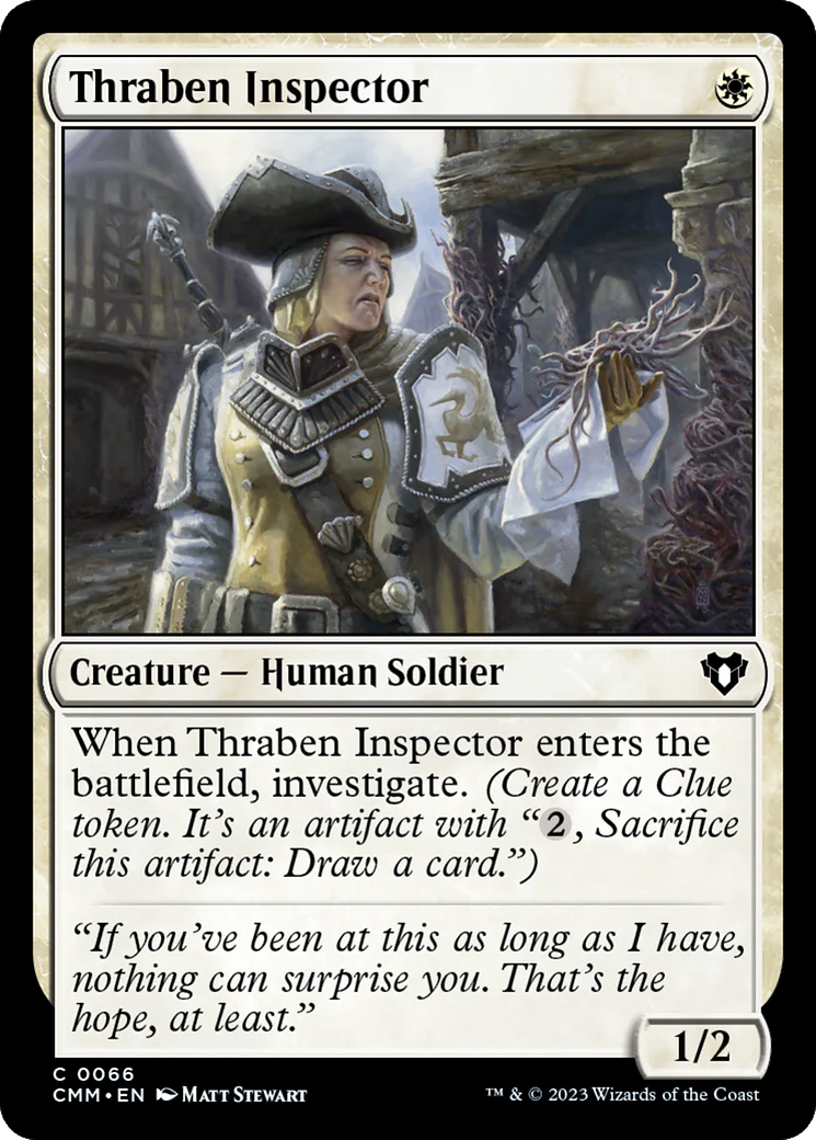Thraben Inspector (CMM-066)  Foil - Commander Masters