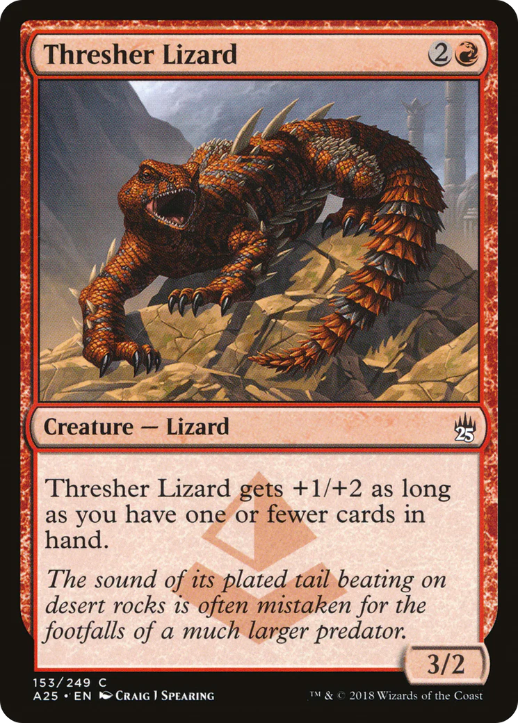 Thresher Lizard (A25-153)  - Masters 25