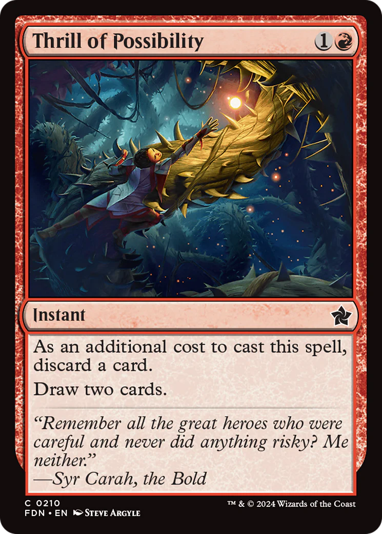 Thrill of Possibility (FDN-210)  Foil - Foundations