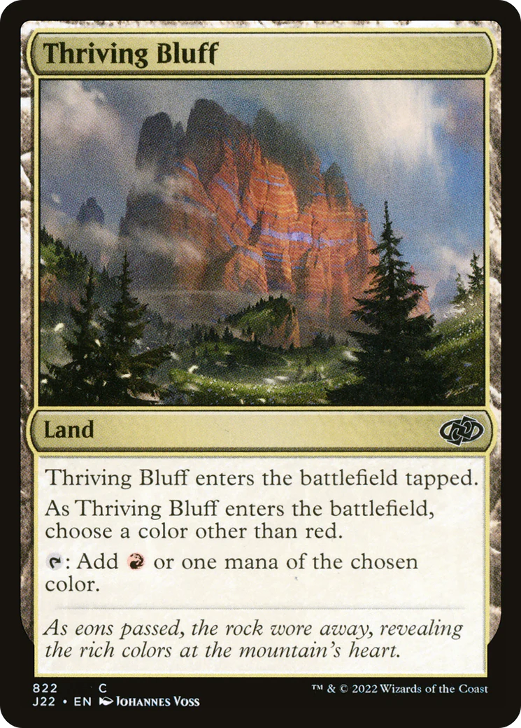 Thriving Bluff (J22-822)  - Jumpstart 2022