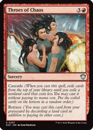 Throes of Chaos (SOC-257)  - Commander: Secrets of Strixhaven