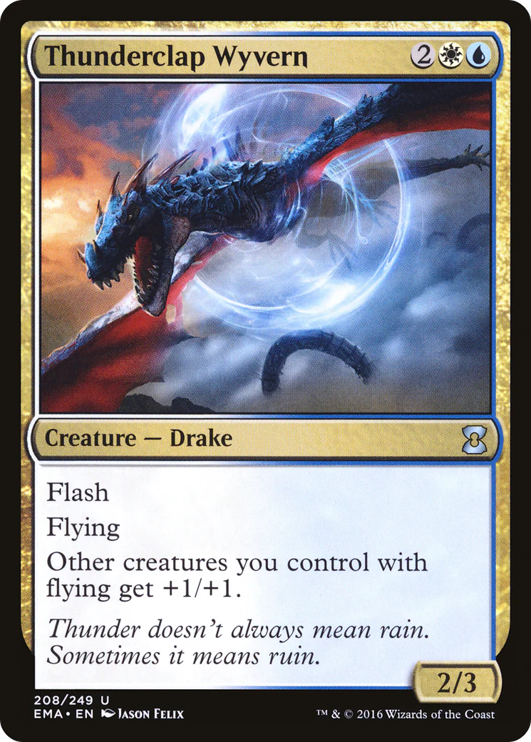 Thunderclap Wyvern (EMA-208)  - Eternal Masters