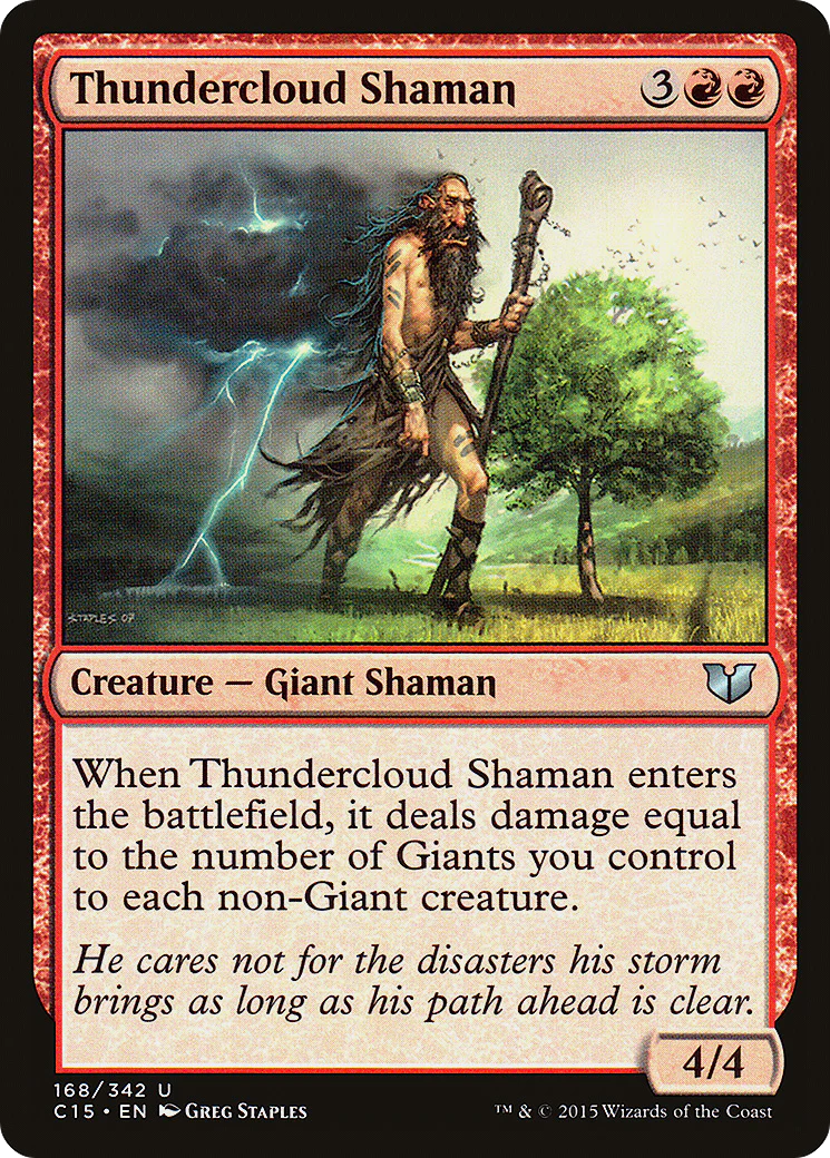 Thundercloud Shaman (C15-168)  - Commander 2015
