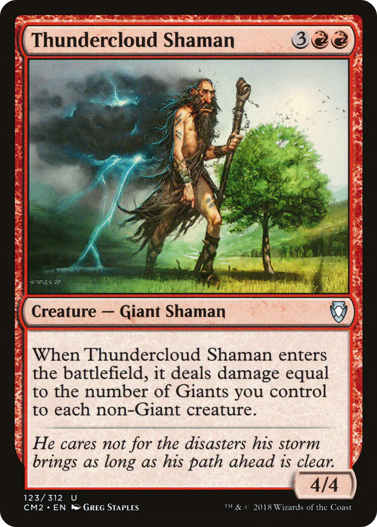 Thundercloud Shaman (CM2-123)  - Commander Anthology Volume II