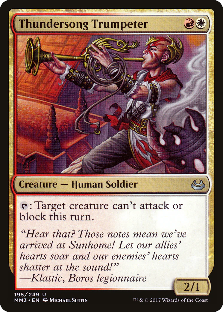 Thundersong Trumpeter (MM3-195)  Foil - Modern Masters 2017