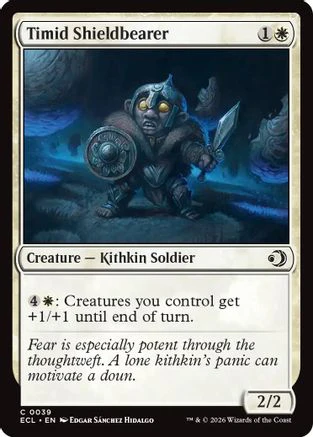 Timid Shieldbearer (ECL-039) Foil - Lorwyn Eclipsed