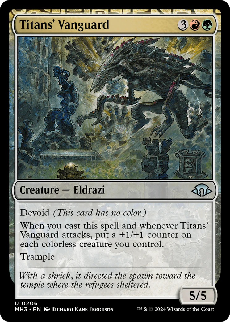 Titans' Vanguard (MH3-206)  Foil - Modern Horizons 3: (devoid)