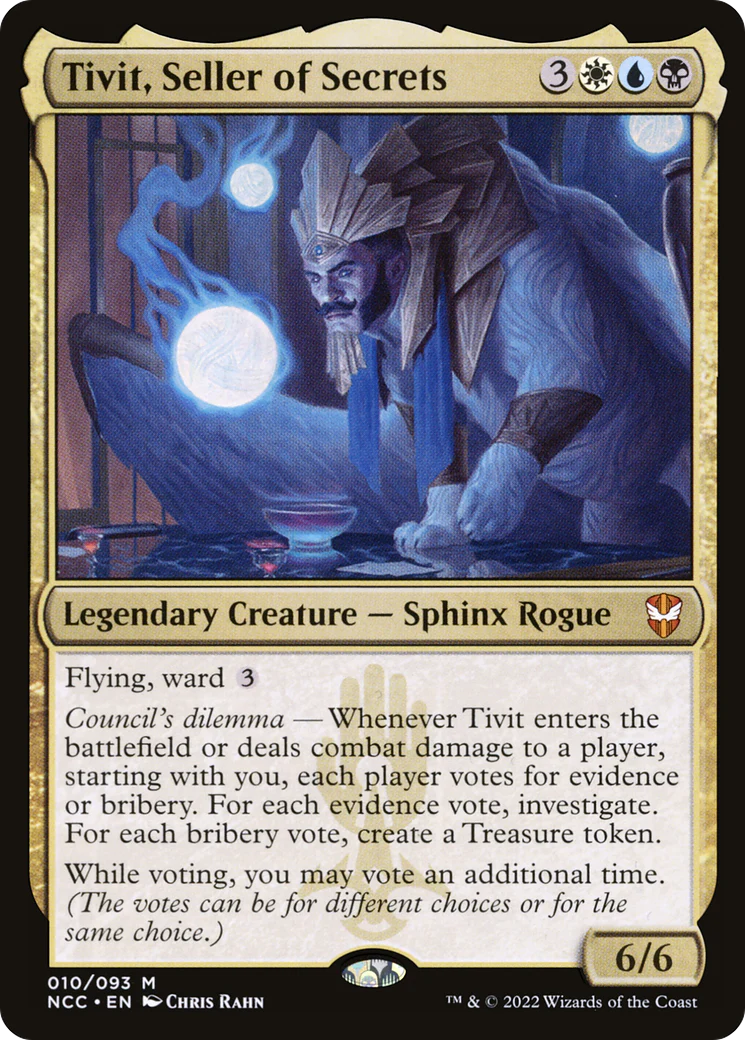 Tivit, Seller of Secrets (NCC-010)  - New Capenna Commander
