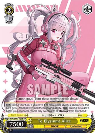 To Elysium! Alice (NIK/S117-TE08 TD) - GODDESS OF VICTORY: NIKKE
