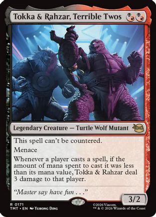 Tokka & Rahzar, Terrible Twos (TMT-171) Foil - Teenage Mutant Ninja Turtles