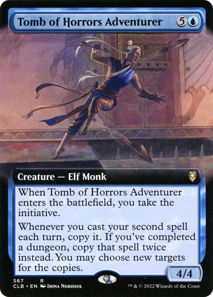 Tomb of Horrors Adventurer (Extended Art) (CLB-567)  Foil - Commander Legends: Battle for Baldur's Gate: (Extended Art)