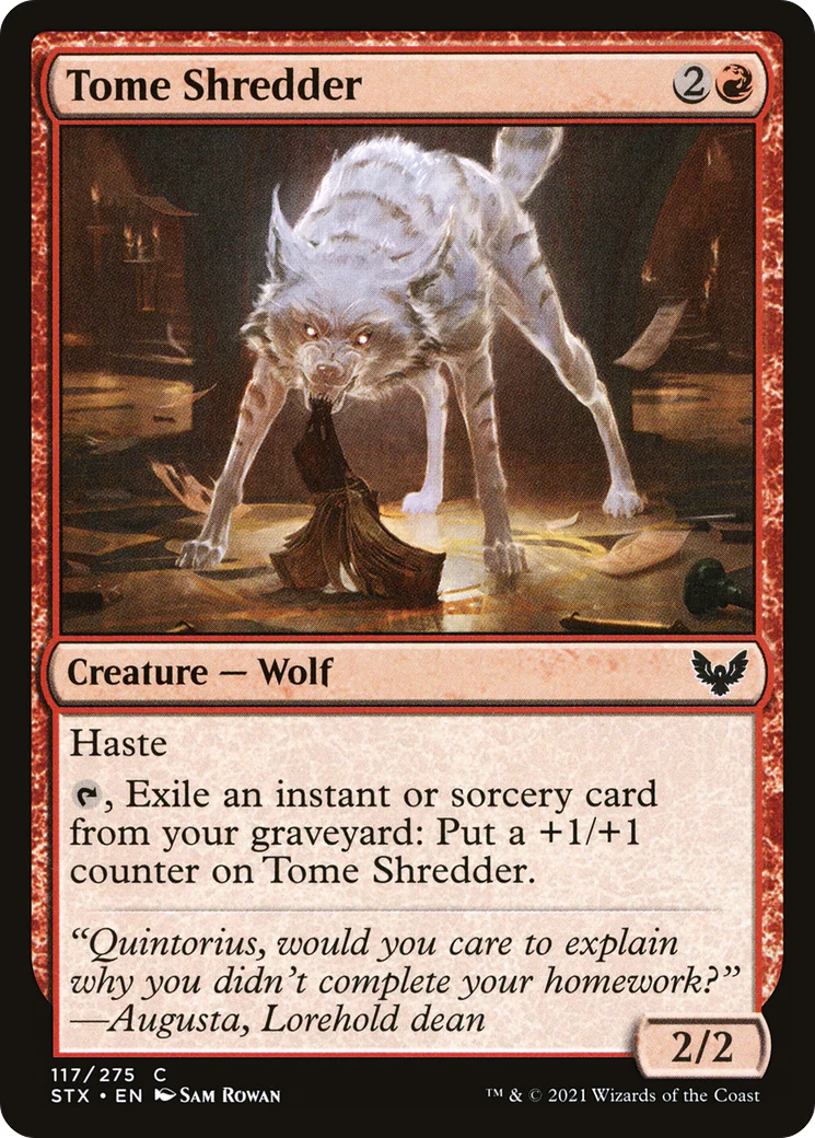 Tome Shredder (STX-117)  - Strixhaven: School of Mages