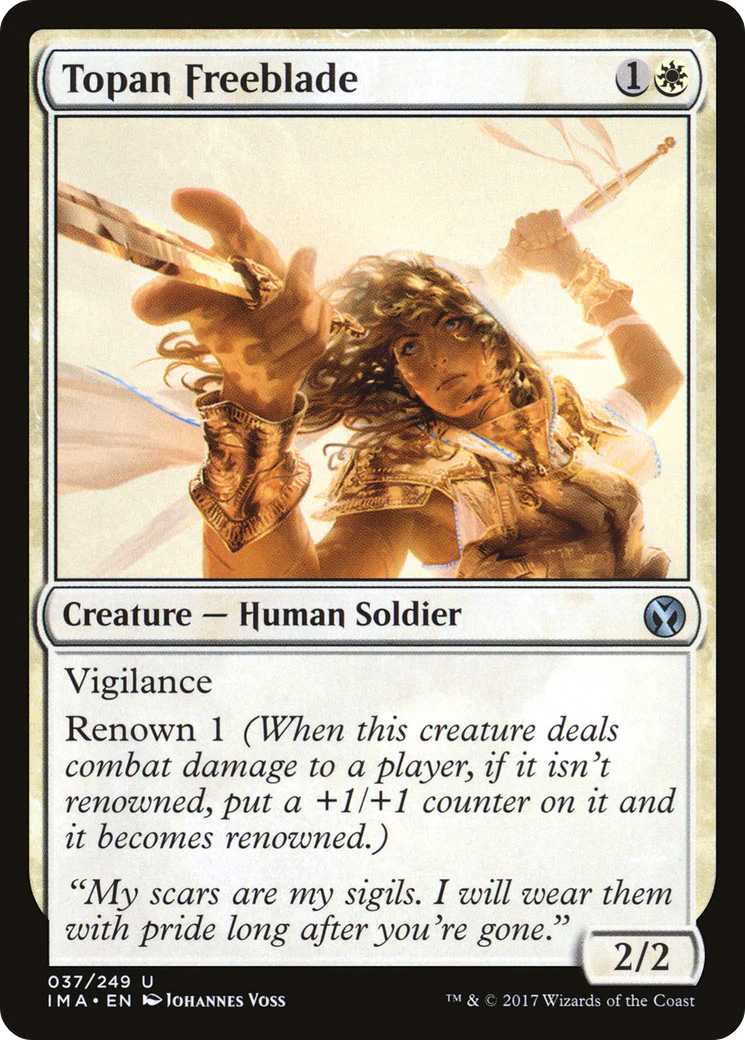 Topan Freeblade (IMA-037)  Foil - Iconic Masters