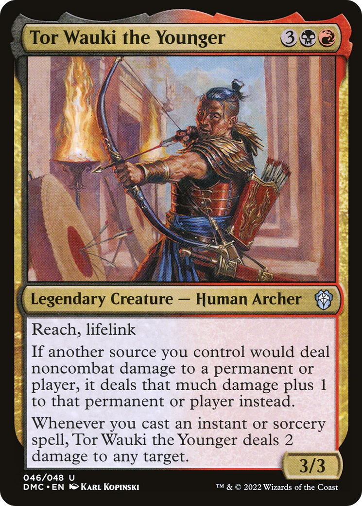 Tor Wauki the Younger (DMC-046)  Foil - Dominaria United Commander
