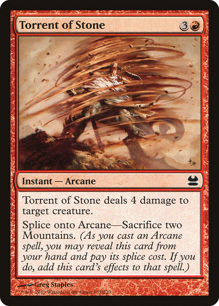 Torrent of Stone (MMA-137) Foil - Modern Masters