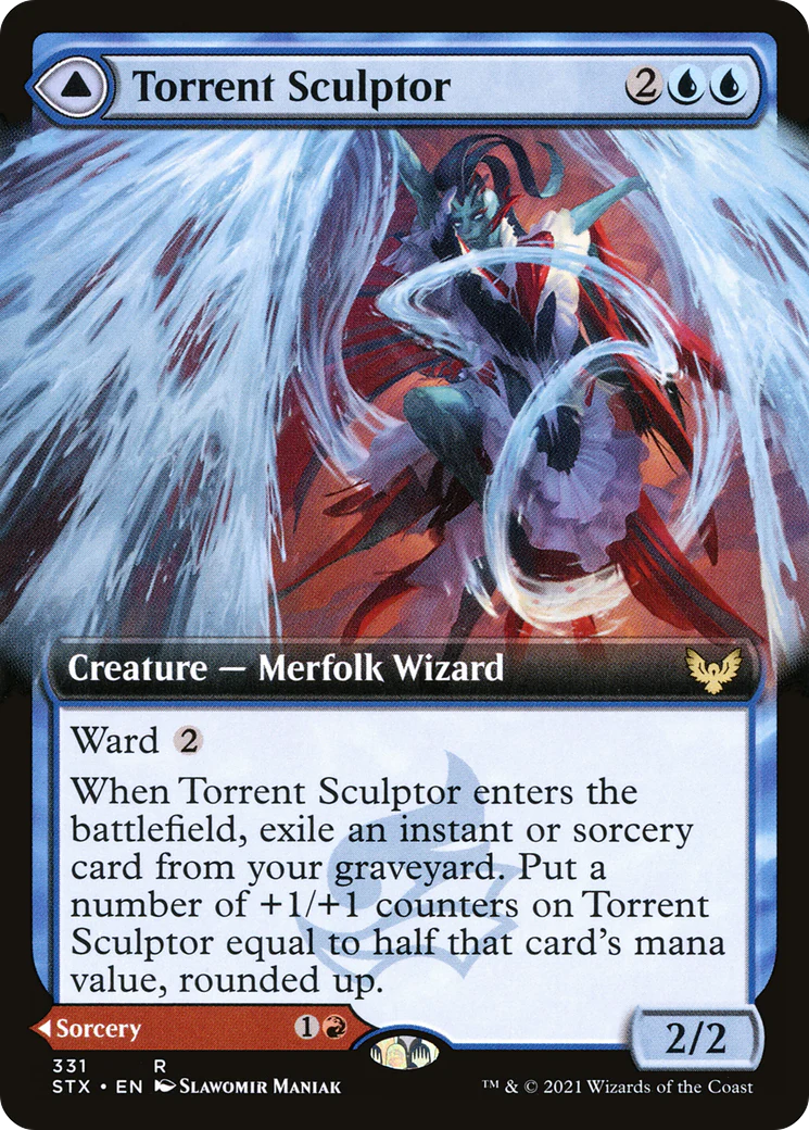Torrent Sculptor (Extended Art) (STX-331)  - Strixhaven: School of Mages: (Extended Art)