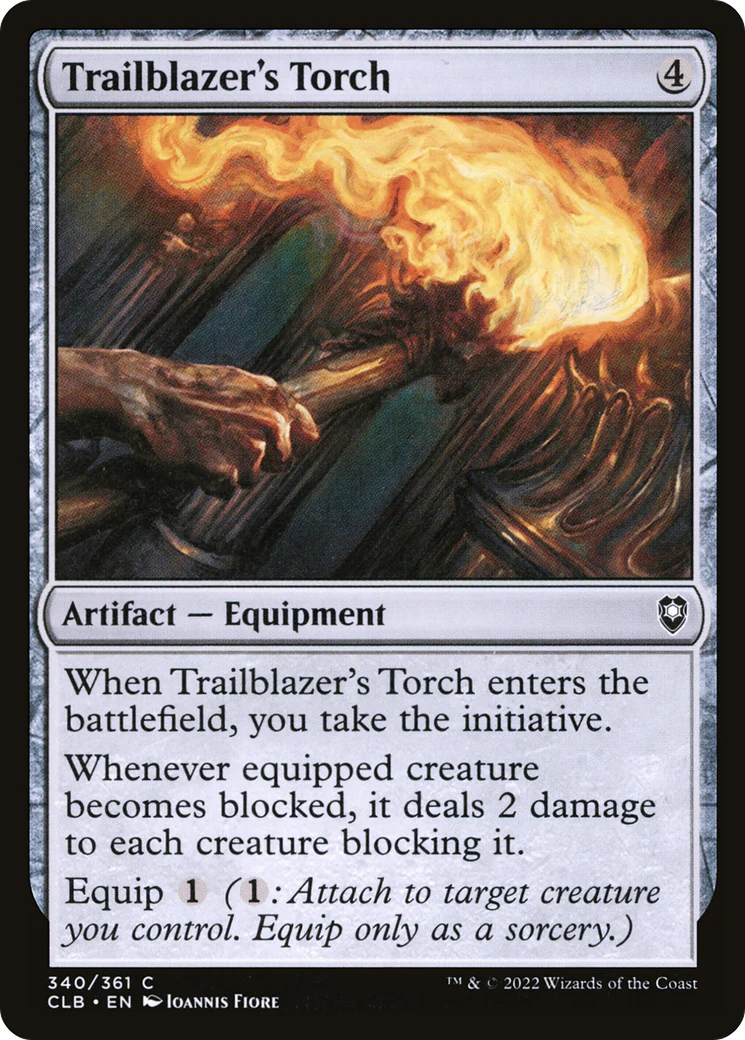 Trailblazer's Torch (CLB-340) Foil - Commander Legends: Battle for Baldur's Gate