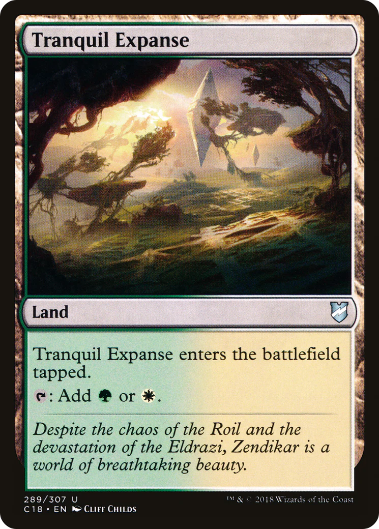 Tranquil Expanse (C18-289)  - Commander 2018