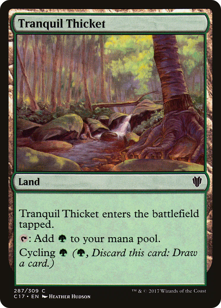 Tranquil Thicket (C17-287)  - Commander 2017