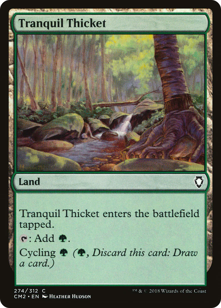 Tranquil Thicket (CM2-274)  - Commander Anthology Volume II