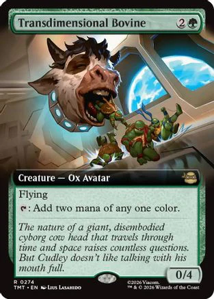 Transdimensional Bovine (Extended Art) (TMT-274)  Foil - Teenage Mutant Ninja Turtles