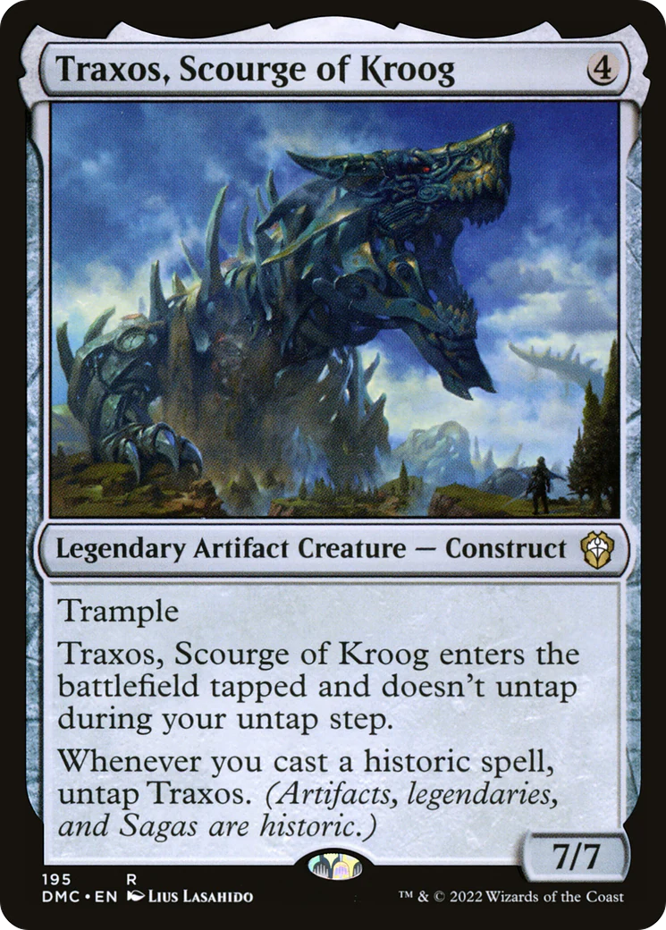Traxos, Scourge of Kroog (DMC-195)  - Dominaria United Commander