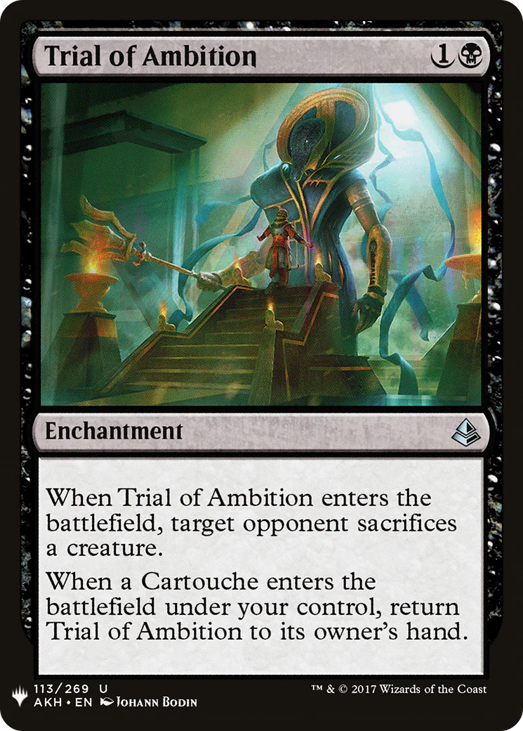 Trial of Ambition (LIST-113)  - The List