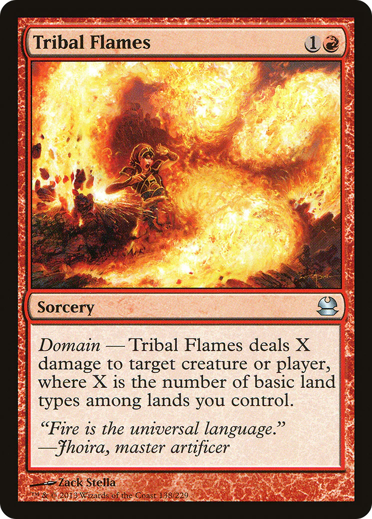 Tribal Flames (MMA-138)  Foil - Modern Masters